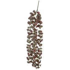 Imagem de HASTE PERMANETE DE FOLHAS COSTELA MARROM DECORATIVA EM PLÁSTICO 80X14 CM - Grillo Ltda