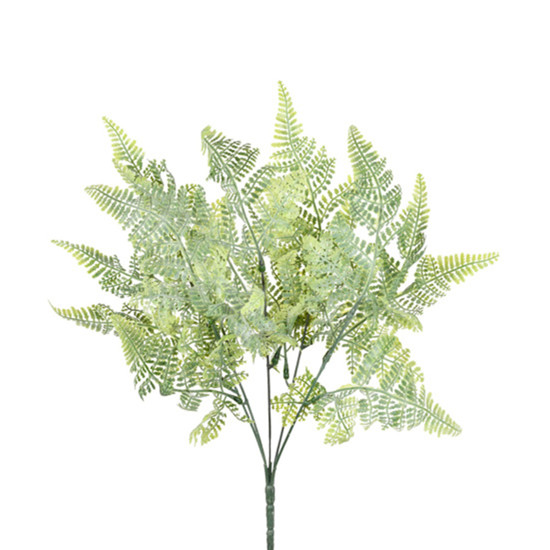 Imagem HASTE PERMANENTE DECORATIVA DE SAMAMBAIA VERDE EM PLÁSTICO MOLDÁVEL 36X15 CM