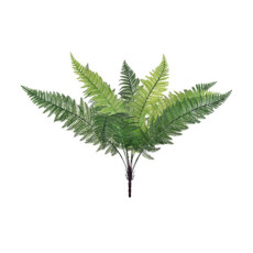 Imagem de HASTE FOLHAGEM SAMAMBAIA VERDE PERMANENTE EM PLÁSTICO 55X15 CM - GRILLO 51408 - Grillo Ltda
