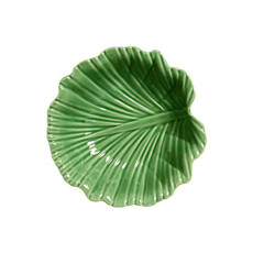 Imagem de TIGELA GRANDE RELEVADA LEAVES FORMATO FOLHA EM CERÂMICA VERDE 2.5L - SCALLA CERÂMICA - Scalla Ceramica Artistica Ltda-Epp