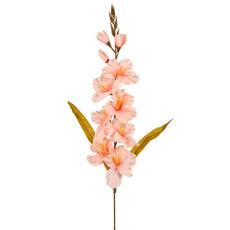Imagem de HASTE GLADIOLOS DECORATIVA PERMANENTE EM PLÁSTICO SALMÃO 82X30 CM - GRILLO 57643 - Grillo Ltda