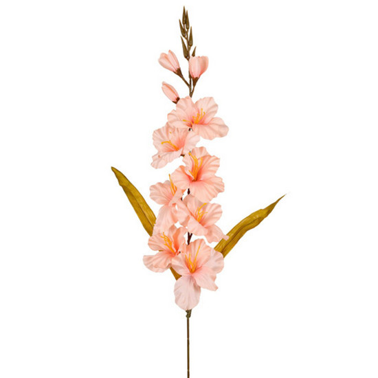 Imagem HASTE GLADIOLOS DECORATIVA PERMANENTE EM PLÁSTICO SALMÃO 82X30 CM - GRILLO 57643