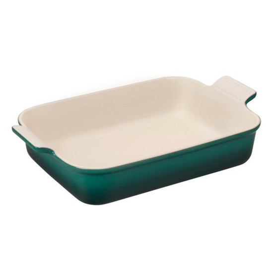 Imagem TRAVESSA RETANGULAR HERITAGE EM CERÂMICA ARTICHAUT 9,1X39X25,4 CM - LE CREUSET