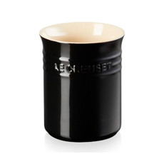 Imagem de PORTA UTENSÍLIOS EM CERÂMICA BLACK ONYX 1L 16,3X11,6 CM - LE CREUSET - Le Creuset Do Brasil Ltda 