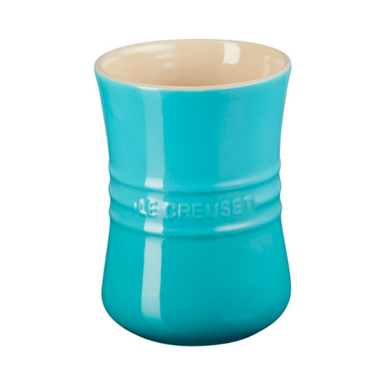 Imagem PORTA UTENSÍLIOS EM CERÂMICA AZUL CARIBE 1,1L 16X11X11 CM - LE CREUSET