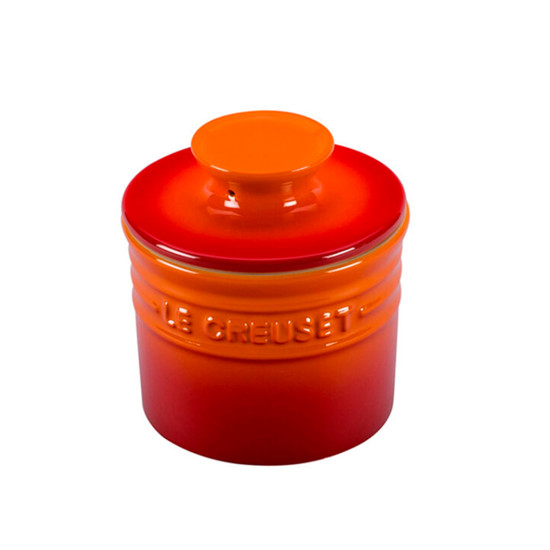Imagem PORTA MANTEIGA EM CERÂMICA 170ML LARANJA 10,7X9,9 CM - LE CREUSET