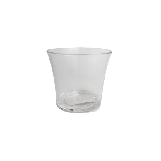 Imagem VASO DE VIDRO DECORATIVO TRANSPARENTE 13X15 CM - GRILLO 59373