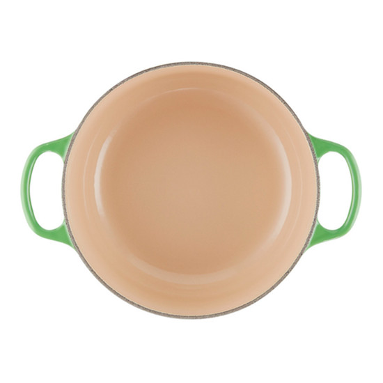 Imagem PANELA REDONDA VERDE BAMBOO EM FERRO FUNDIDO COM TAMPA 1,8L 13,4X25X19 CM LE CREUSET