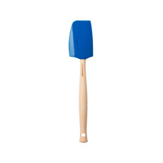 Imagem de ESPÁTULA DE SILICONE CRAFT AZUL MARSEILLE C/ CABO EM MADEIRA 1,5X28,5X5,8 CM  LE CREUSET - Le Creuset Do Brasil Ltda 