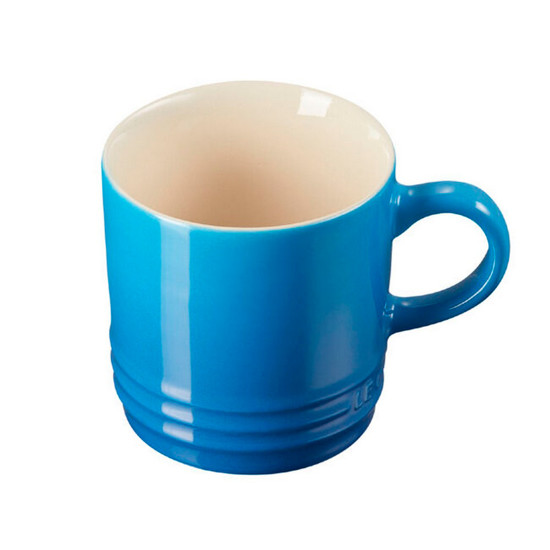 Imagem CANECA LONDON EM CERÂMICA AZUL MARSEILLE 200ML  7,8X7X7 CM - LE CREUSET