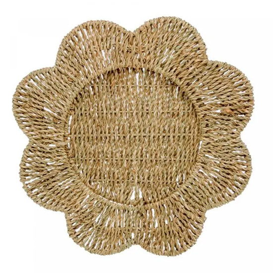 Imagem SOUSPLAT DE SISAL EM FORMATO DE FLOR 32 CM - WOLFF