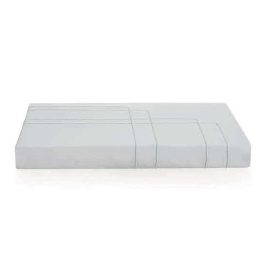 Imagem JOGO DE CAMA DUVET VERNAZZA QUEEN BRANCO EM ALGODÃO EGÍPCIO - TRUSSARDI
