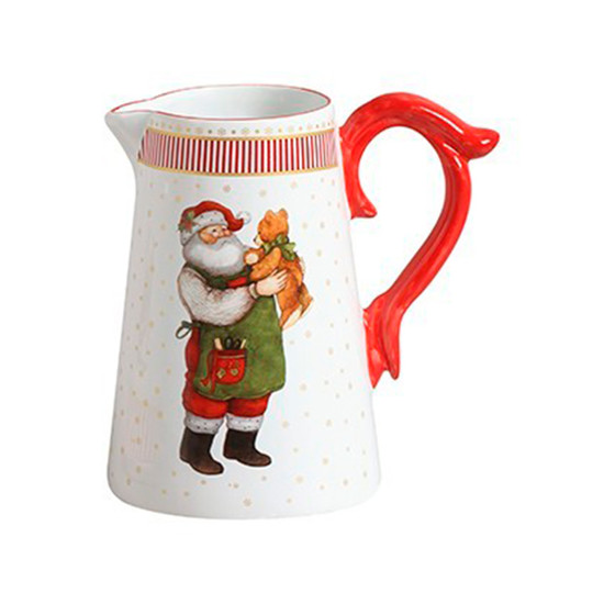 Imagem JARRA CHRISTMAS CHARM EM CERÂMICA COLORIDO 19,3X13X19CM - SCALLA