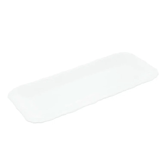 Imagem TRAVESSA RETANGULAR DURABLE EM PORCELANA BRANCA 41X17X3 CM - WOLFF