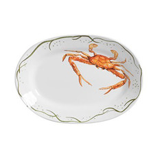 Imagem de TRAVESSA MÉDIA EM CERÂMICA BRANCA ESTAMPADA 39X27X5 CM - SCALLA CARÂMICA - Scalla Ceramica Artistica Ltda-Epp