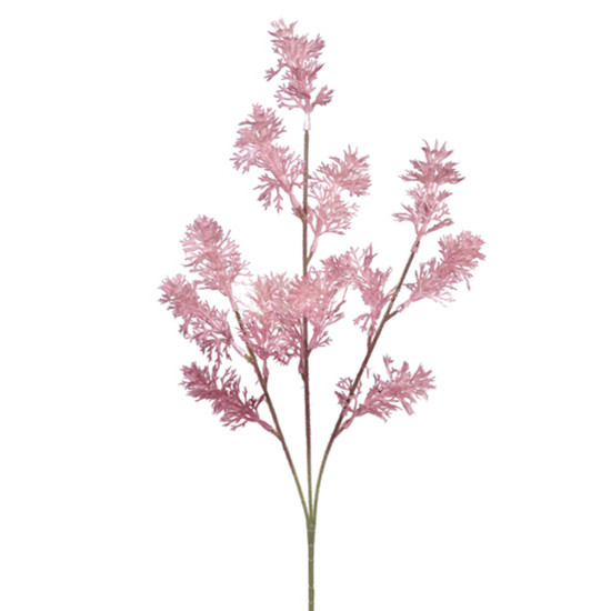 Imagem HASTE DECORATIVA PERMANENTE DE PINHO COR ROSA 71X16 CM - GRILLO