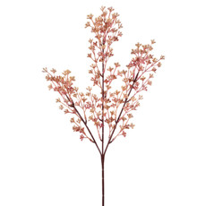 Imagem de HASTE DE BERRIES ROSA DECORATIVA PERMANENTE EM PLÁSTICO MOLDÁVEL 65X9 CM - GRILLO - Grillo Ltda