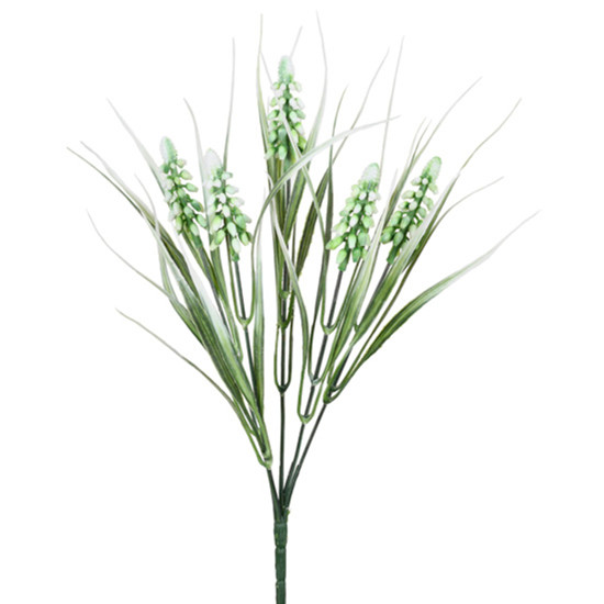 Imagem BUQUÊ DE FOLHAGEM VERDE SILVESTRE DECORATIVO EM PLÁSTICO MOLDÁVEL 36X9 CM - GRILLO