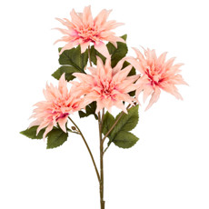 Imagem de HASTE DECORATIVA PERMANENTE DE DÁLIA EM PLÁSTICO MOLDÁVEL ROSA OUTONO 45X18 CM - Grillo Ltda