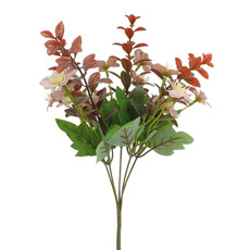 Imagem de BUQUÊ PERMANENTE DECORATIVO DE LÍRIO LAVANDA EM PLÁSTICO MOLDÁVEL 38X16 CM - GRILLO - Grillo Ltda