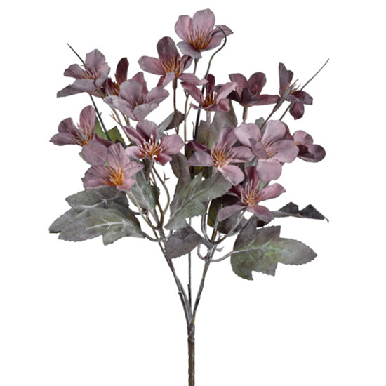 Imagem BUQUÊ DECORATIVO PERMANENTE POPPY COR ROSA OUTONO EM PLÁSTICO 31X15 CM - GRILLO