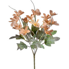 Imagem de BUQUÊ DECORATIVO PERMANENTE POPPY COR MARROM OUTONO EM PLÁSTICO 31X15 CM - GRILLO - Grillo Ltda