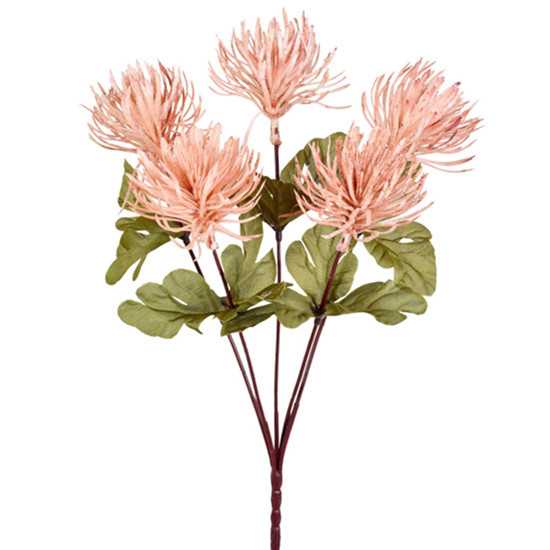 Imagem BUQUÊ DECORATIVO PERMANENTE DE LICOSPERMUM ROSA EM PLÁSTICO 33X16 CM - GRILLO