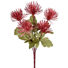 Imagem de BUQUÊ DECORATIVO PERMANENTE DE LICOSPERMUM VERMELHO EM PLÁSTICO 33X16 CM - GRILLO - Grillo Ltda