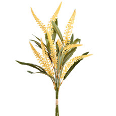 Imagem de RAMALHETE DE SEMENTES AMARELO PERMANENTE DECORATIVO EM PLÁSTICO 59X18 CM - GRILLO - Grillo Ltda