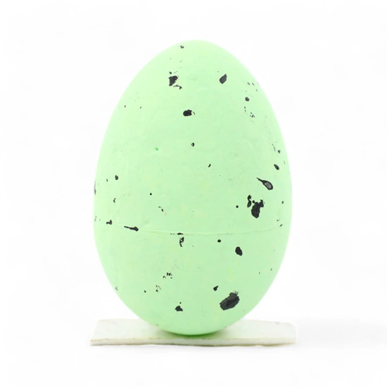 Imagem CONJUNTO DE 6 MINI OVOS VERDES DECORATIVOS EM ISOPOR 6 CM - CROMUS