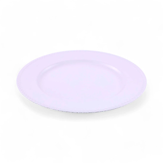 Imagem SOUSPLAT DE BORDA TRANÇADA EM PLÁSTICO COR LILÁS 33 CM - CROMUS