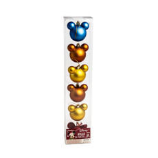Imagem de JOGO DE 6 BOLAS DECORATIVAS NATALINAS COLORIDAS EM PLÁSTICO 6CM - Cromus Embalagens Ind. E Com. Ltda