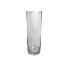 Imagem de VASO DECORATIVO ALONGADO EM VIDRO TRANSPARENTE 35X12 CM - GRILLO 59388 - Grillo Ltda