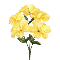 Imagem de BUQUÊ DECORATIVO DE GLORIOSA AMARELA EM PLÁSTICO MOLDÁVEL 34X18 CM - GRILLO - Grillo Ltda