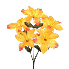 Imagem de BUQUÊ DECORATIVO DE LÍRIOS EM PLÁSTICO MOLDÁVEL 36X15 CM - GRILLO - Grillo Ltda