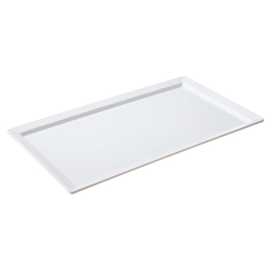 Imagem TRAVESSA RETANGULAR GASTRONORM EM MELAMINA BRANCA 53X32X3 CM - HAUS