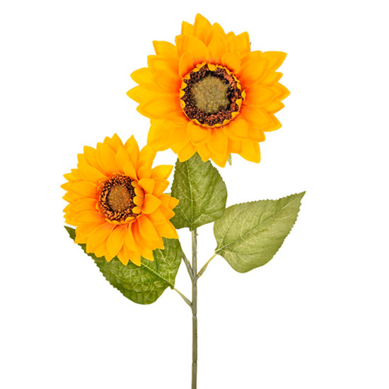 Imagem BUQUÊ DE GIRASOL DECORATIVO EM PLÁSTICO MOLDÁVEL 92X30 CM - GRILLO