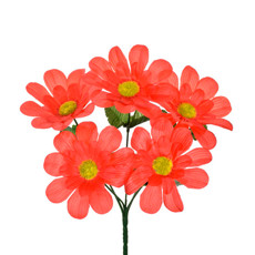 Imagem de BUQUÊ DECORATIVO EM PLÁSTICO MOLDÁVEL DE GERBERA VERMELHA 30X17 CM - GRILLO - Grillo Ltda
