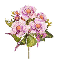 Imagem de BUQUÊ DECORATIVO DE GERBERA ROSA EM PLÁSTICO MOLDÁVEL 29X17 CM - GRILLO - Grillo Ltda