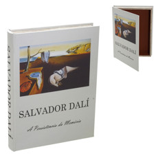 Imagem de CAIXA LIVRO DECORATIVA EM MDF REVESTIDA EM TECIDO 5X36X27 CM - MABRUK - Mabruk Importacao E Comercio Ltda