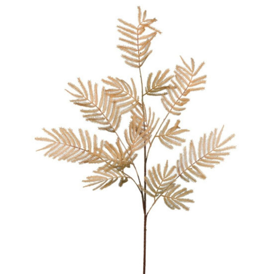 Imagem HASTE DECORATIVA DE SAMAMBAIA VERDE OUTONO EM PLÁSTICO MOLDÁVEL 88X20 CM - GRILLO