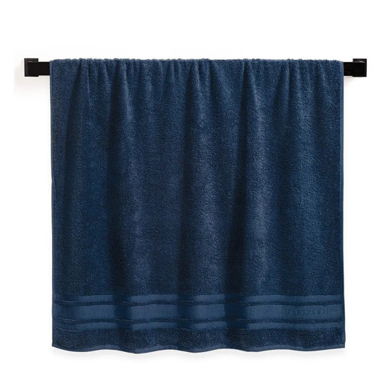 Imagem TOALHA DE ROSTO FELPUDO LECCE EM ALGODÃO AZUL 80X48 CM - TRUSSARDI
