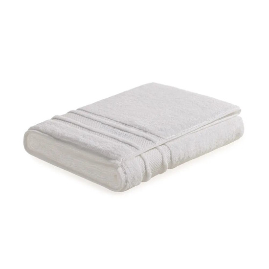 Imagem TOALHA DE ROSTO FELPUDO LECCE EM ALGODÃO BRANCO 80X48 CM - TRUSSARDI