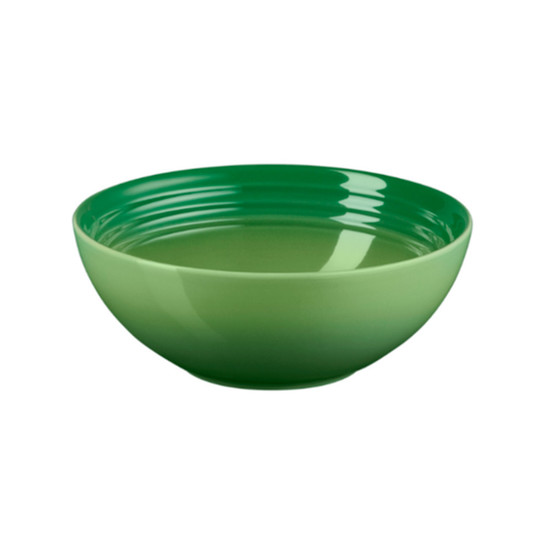 Imagem BOWL DE SERVIR 2,2L VANCOUVER BAMBOO GREEN EM CERÂMICA 8X24X24 CM - LE CREUSET