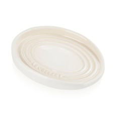 Imagem de DESCANSO OVAL MERINGUE EM CERÂMICA PARA COLHER 2X16X12 CM - LE CREUSET - Le Creuset Do Brasil Ltda 