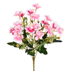 Imagem de BUQUÊ DECORATIVO DE POPPY COR ROSA EM PLÁSTICO MOLDÁVEL 33X10 CM - GRILLO - Grillo Ltda