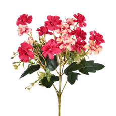 Imagem de BUQUÊ DECORATIVO DE POPPY COR BURGUNDY EM PLÁSTICO MOLDÁVEL 33X10 CM - GRILLO - Grillo Ltda