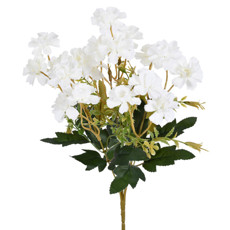 Imagem de BUQUÊ DECORATIVO DE POPPY COR CREME EM PLÁSTICO MOLDÁVEL 33X10 CM - GRILLO - Grillo Ltda