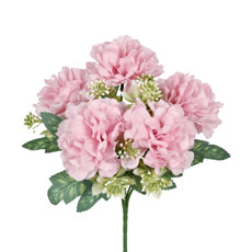 Imagem de BUQUÊ DECORATIVO DE PEÔNIA LILÁS EM PLÁSTICO MOLDÁVEL 25X20 CM - GRILLO - Grillo Ltda