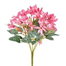 Imagem de BUQUÊ DECORATIVO DE LÍRIOS DO CAMPO LILÁS EM PLÁSTICO MOLDÁVEL 30X20 CM - GRILLO - Grillo Ltda